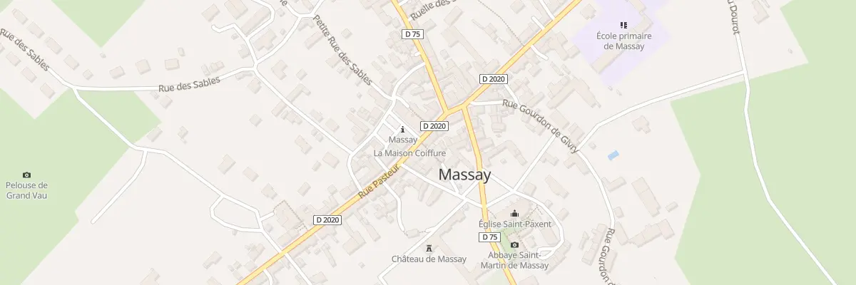 Plan du 9 Rue Pasteur à Massay