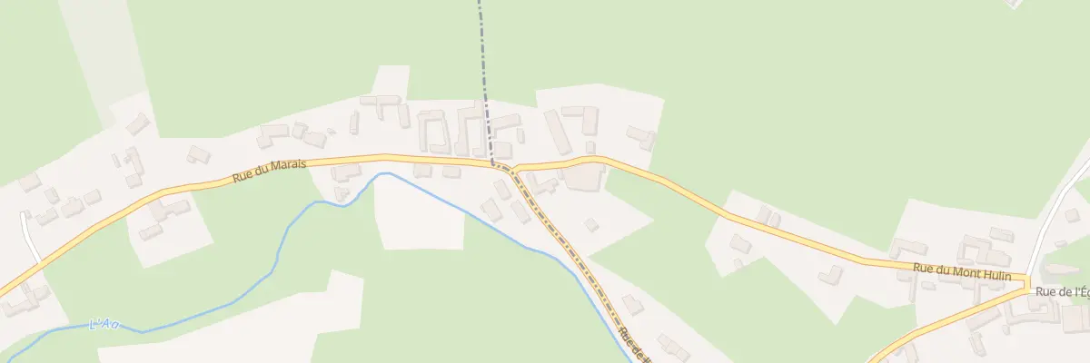 Plan du 30 Rue du Mont Hulin à Aix-en-Ergny