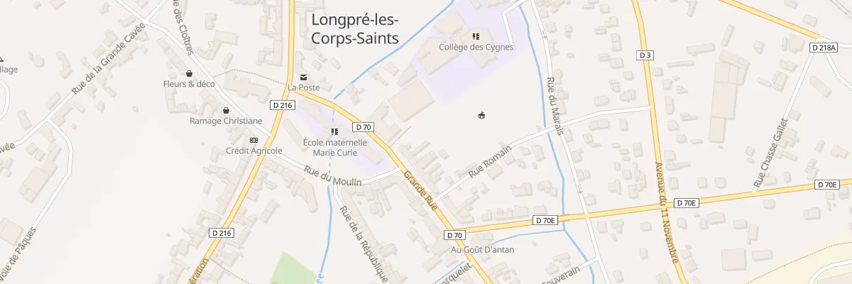 Plan du 15 Grande Rue à Longpré-les-Corps-Saints