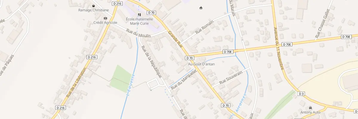 Plan du 14 Grande Rue à Longpré-les-Corps-Saints