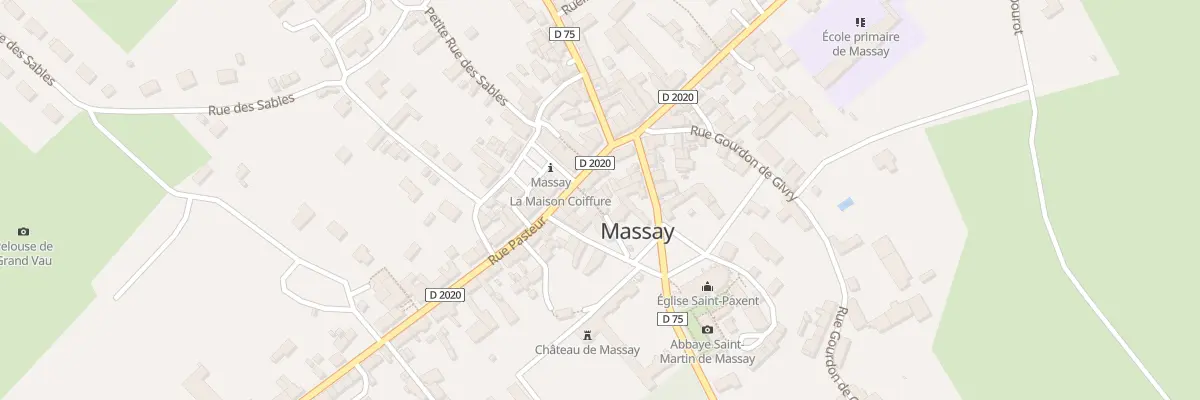 Plan du 1 Rue du Panier Vert à Massay