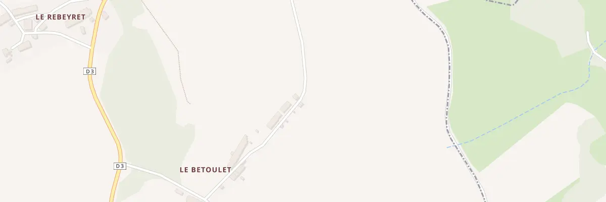 Plan du 5024 Le Betoullet à Roches