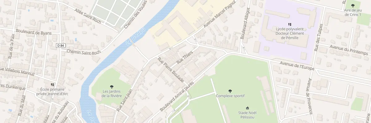 Plan du 19 Rue Thiers à Graulhet