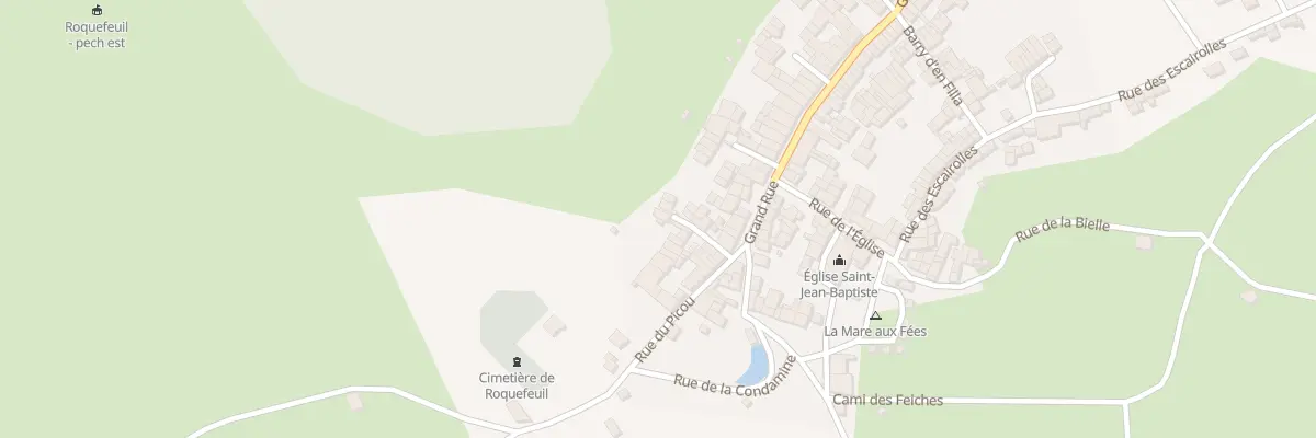 Plan du 9 Rue du Pech à Roquefeuil