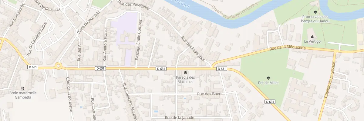Plan du 4 Rue Marceau à Graulhet