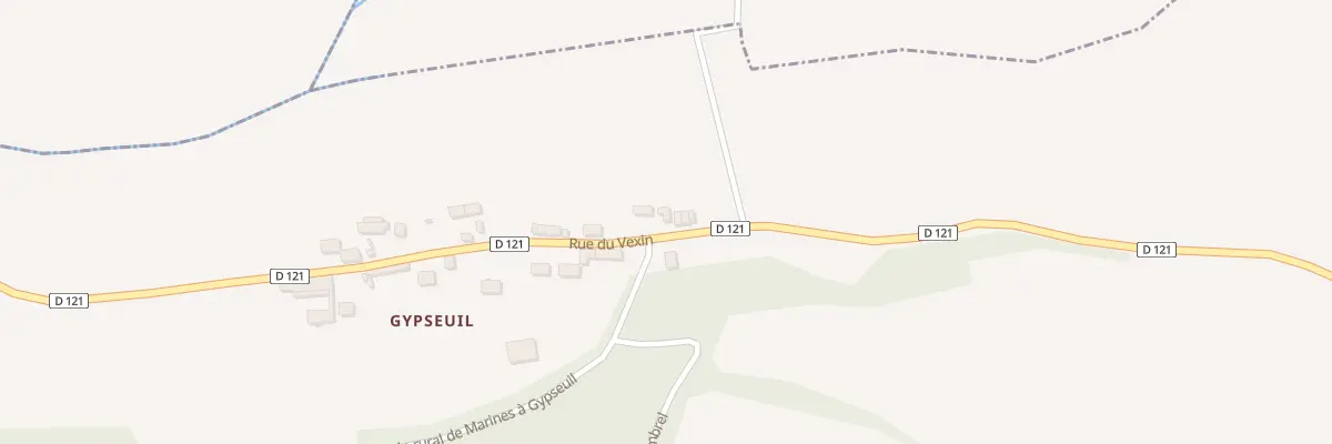 Plan du 8 Rue du Vexin à Monts