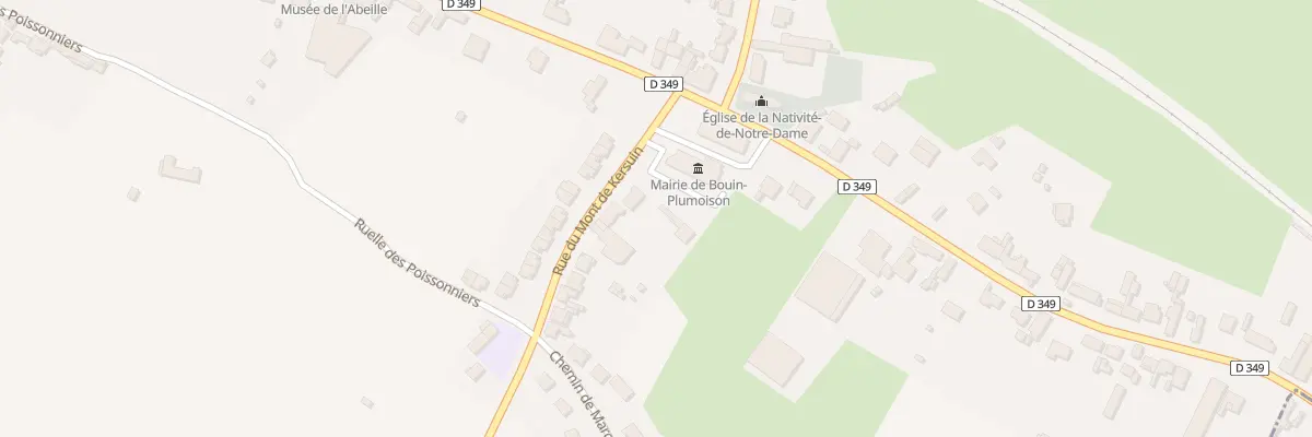 Plan du 70 Rue du Mont de Kersuing à Bouin-Plumoison