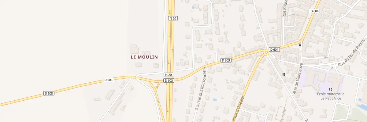Plan du 18 Rue d’Ouestreville à Angerville