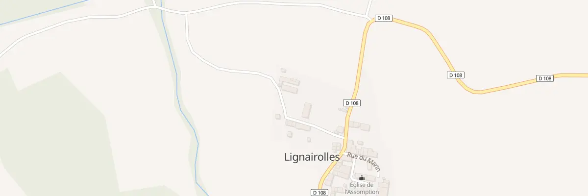 Plan du Village à Lignairolles