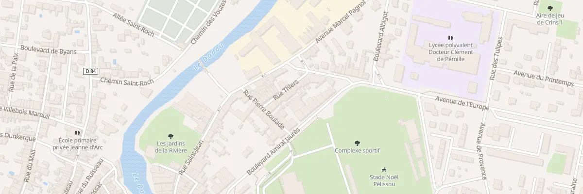 Plan du 17 Rue Thiers à Graulhet