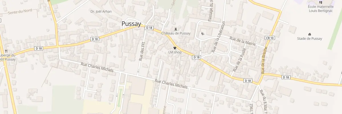 Plan du 61B Rue Etienne Laurent à Pussay