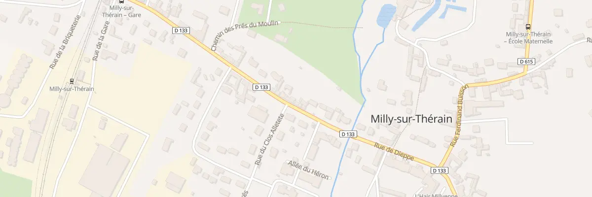 Plan du 62 Rue de Dieppe à Milly-sur-Thérain