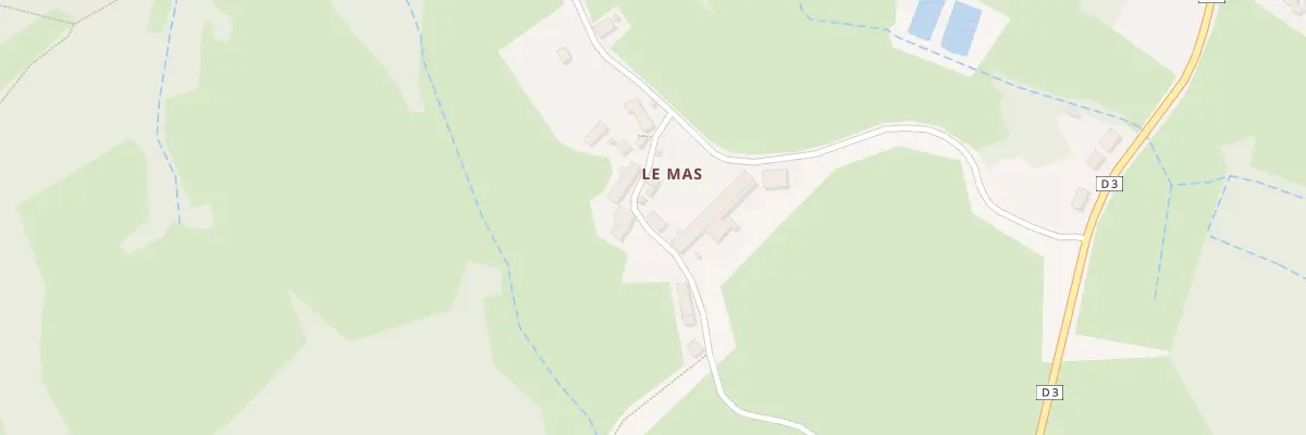 Plan du 2 Le Mas à Roches