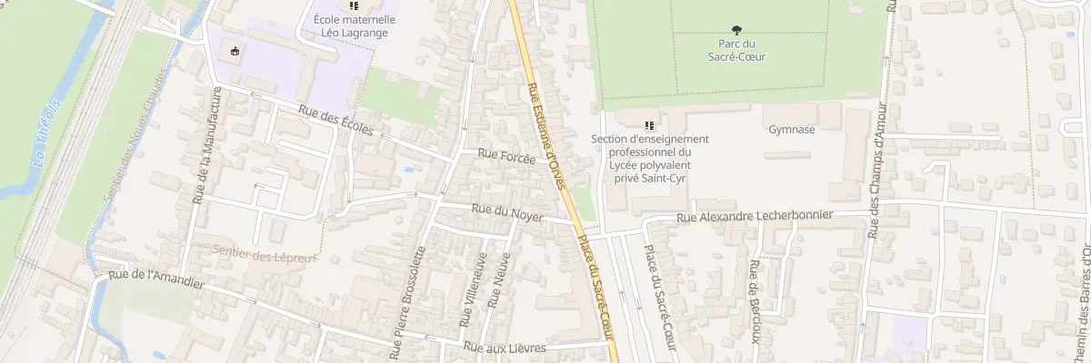 Plan du 7 Rue Estienne d’Orves à Issoudun