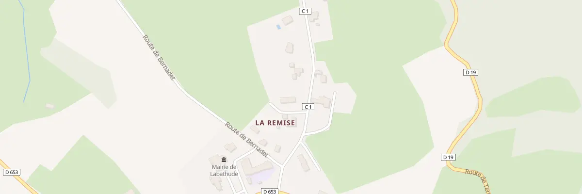 Plan du 5112F La Remise à Labathude