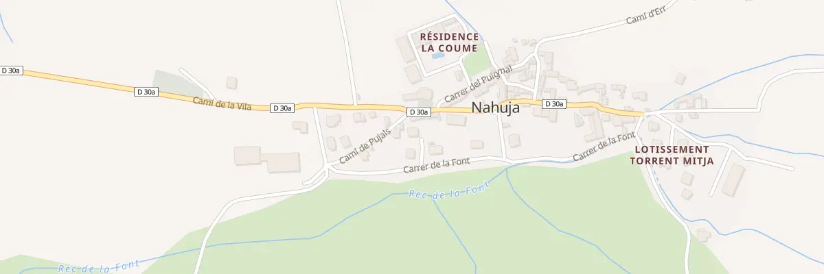 Plan du 5000F Cae de la Foun à Nahuja