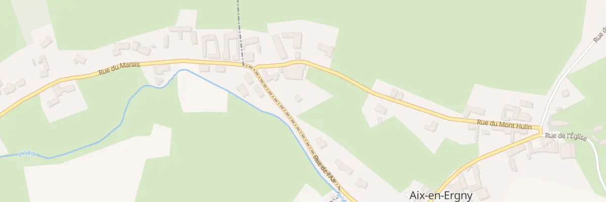 Plan du 658 Rue de l’Aa à Aix-en-Ergny