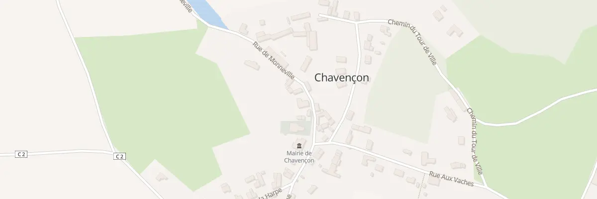 Plan du 5 Rue de Monneville à Chavençon