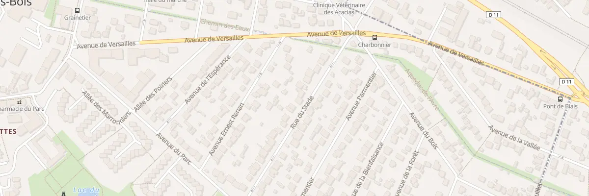 Plan du 18 Rue du Stade aux Clayes-sous-Bois