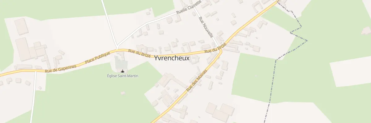Plan du 19 Rue du Brûlé à Yvrencheux