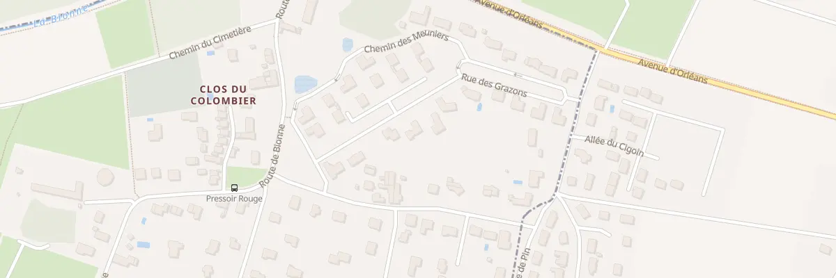 Plan du 15 Rue des Grazons à Combleux
