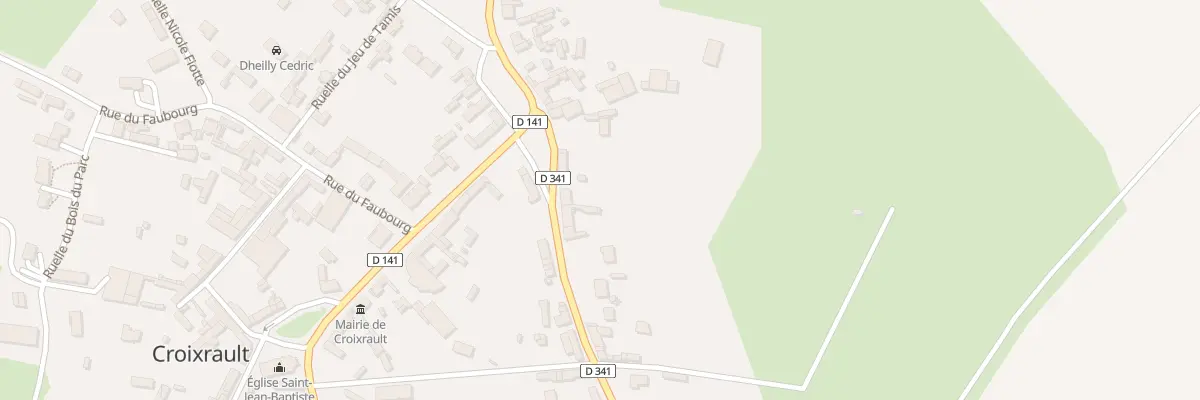 Plan du 1 Rue Notre Dame à Croixrault