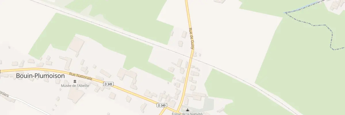 Plan du 109 Rue de Guisy à Bouin-Plumoison