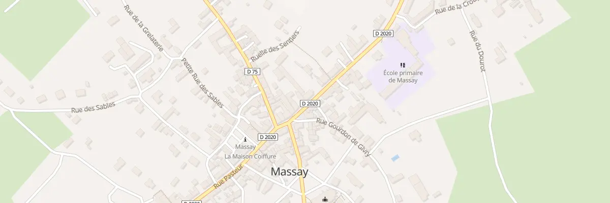 Plan du 11 Av du Mar Foch à Massay