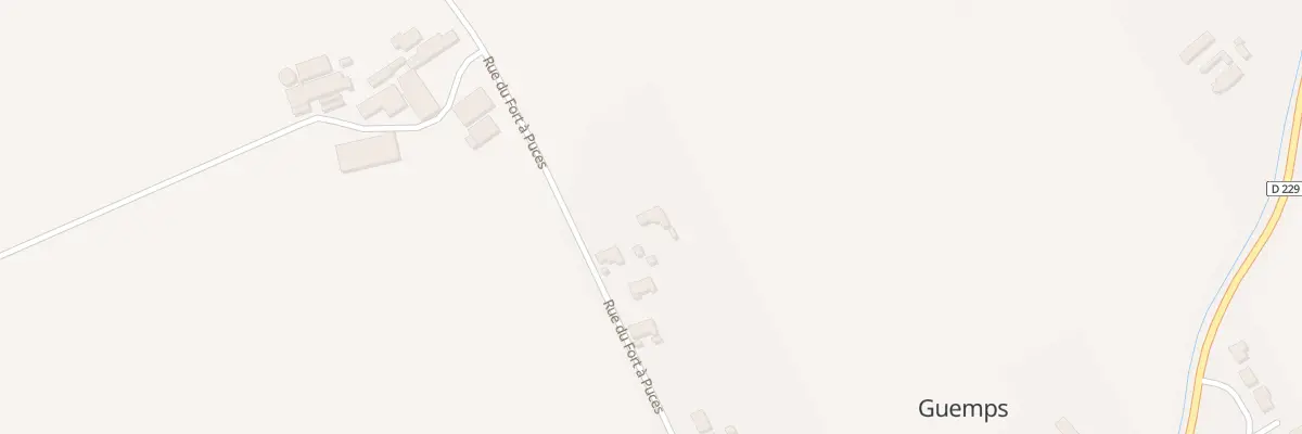 Plan du 310 Rue du Fort a Puces à Guemps