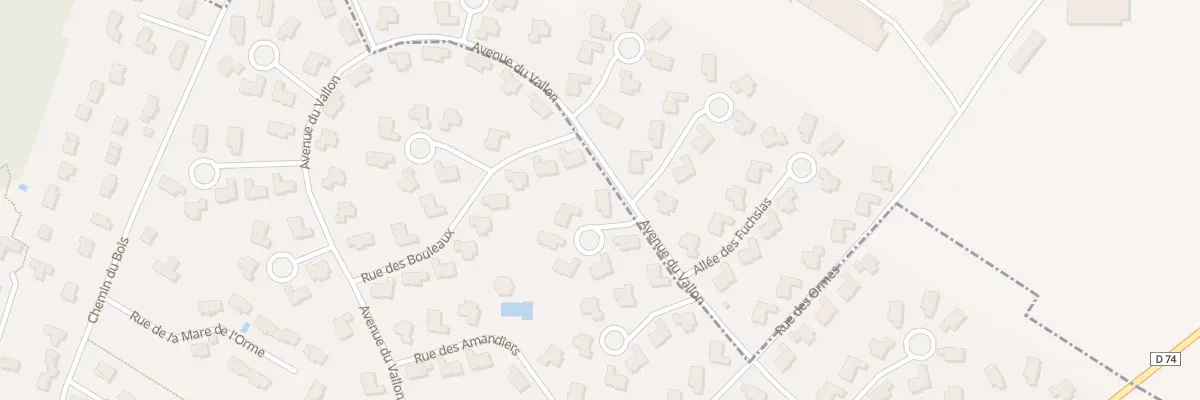 Plan du 2 All des Campanules à Chavenay