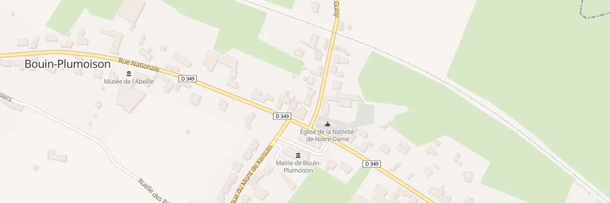 Plan du 25 Rue de Guisy à Bouin-Plumoison