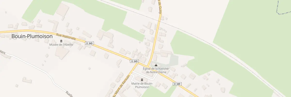Plan du 45 Rue de Guisy à Bouin-Plumoison