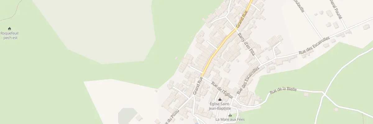 Plan du 4 Rue des Ecoles à Roquefeuil