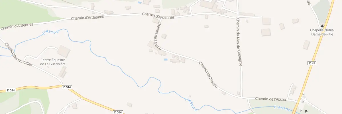 Plan du 5141 Mas Del Sol à Monteils