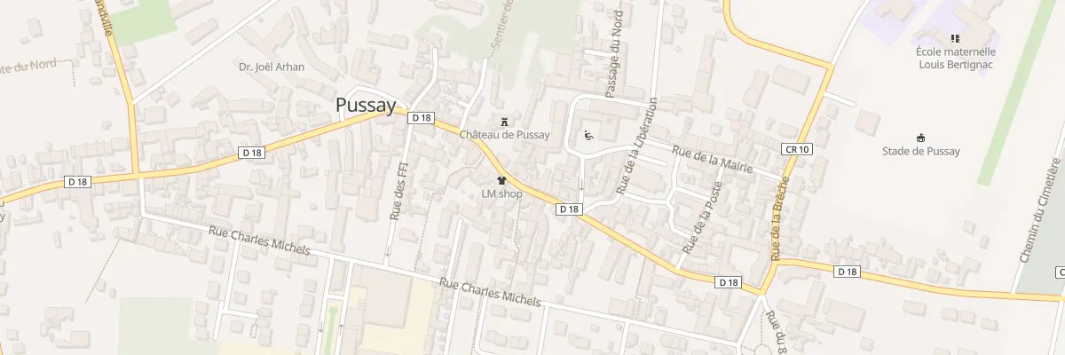 Plan du 32 Rue Etienne Laurent à Pussay