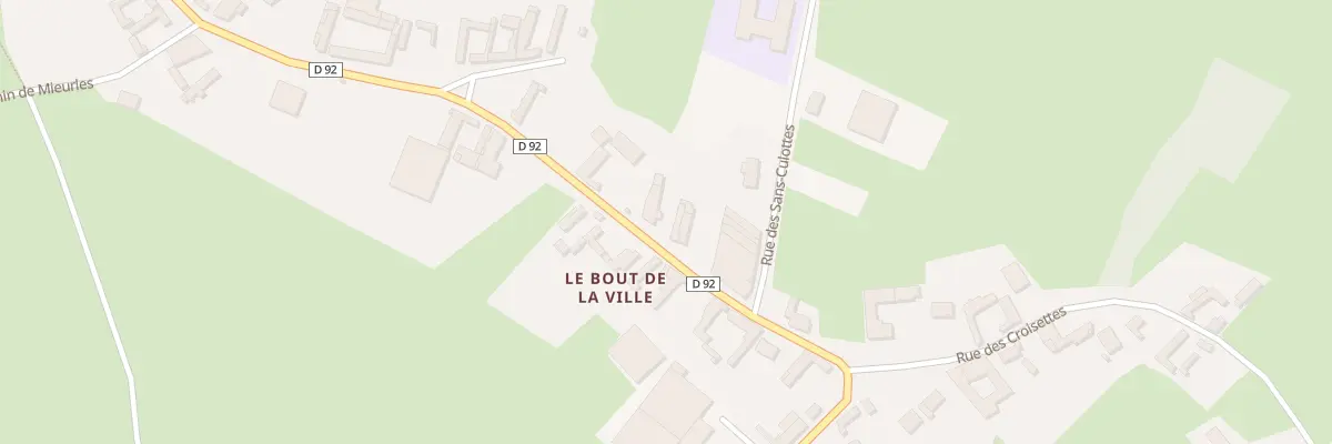 Plan du 8 Rue du Bout de la Ville à Campagne-lès-Boulonnais