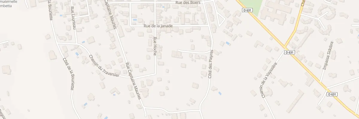 Plan du 28 Rue Cote des Pieyres à Graulhet