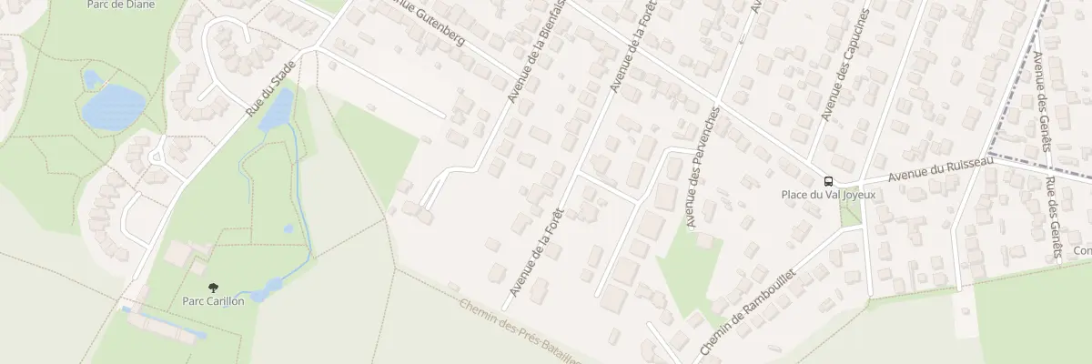 Plan du 44 Av de la Forêt aux Clayes-sous-Bois
