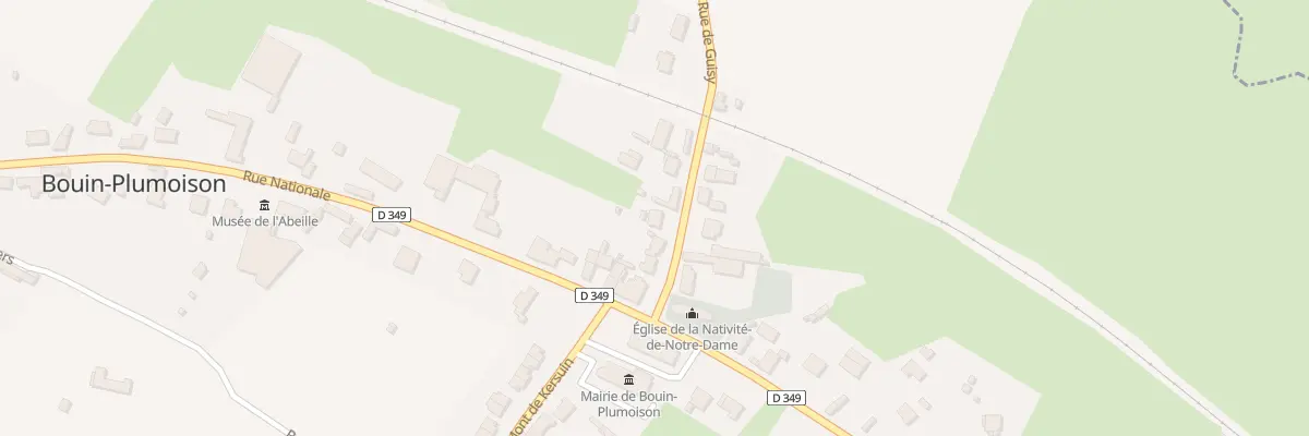 Plan du 63 Rue de Guisy à Bouin-Plumoison
