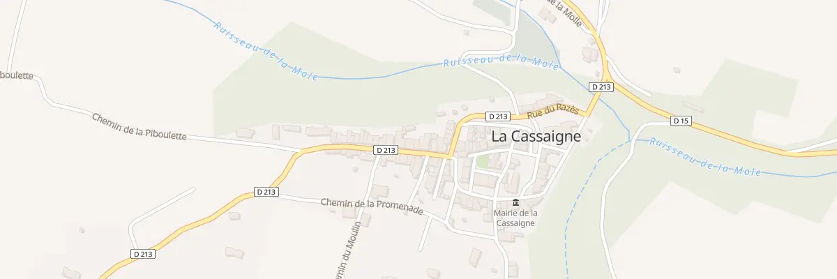 Plan du 6 Rue du Barry à La Cassaigne