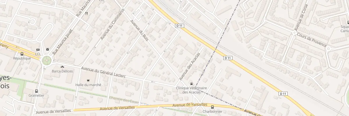 Plan du 23 Av du Bois aux Clayes-sous-Bois