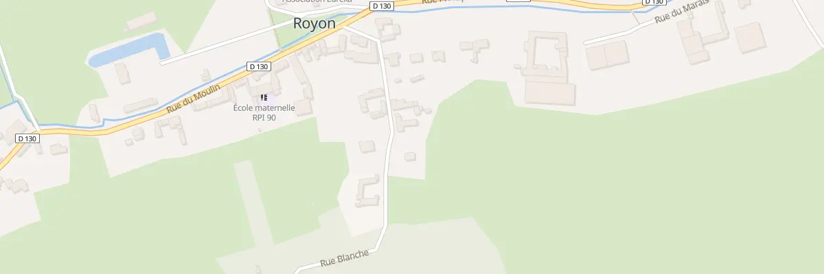 Plan du 7 Rue Blanche à Royon