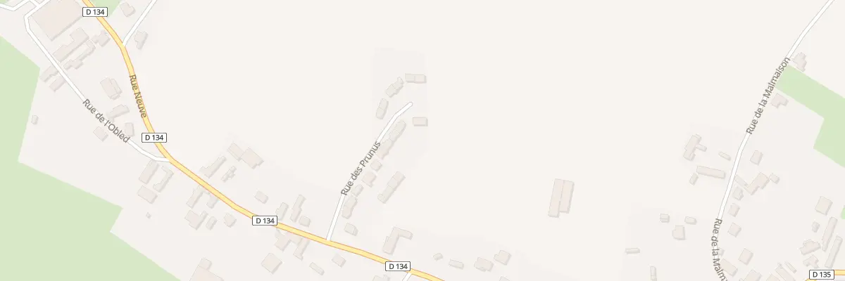 Plan du 20 Rue des Prunus à Capelle-lès-Hesdin
