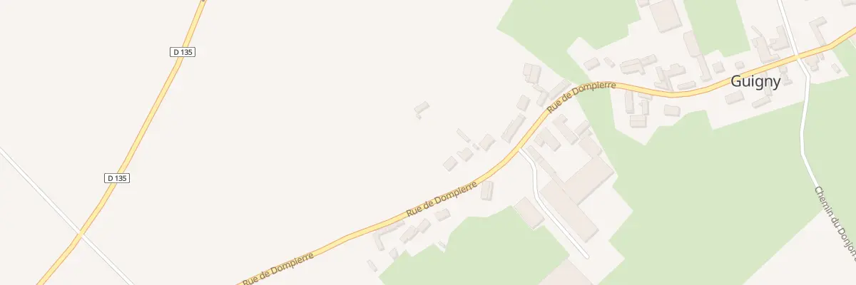 Plan du 28 Rue de Dompierre à Guigny