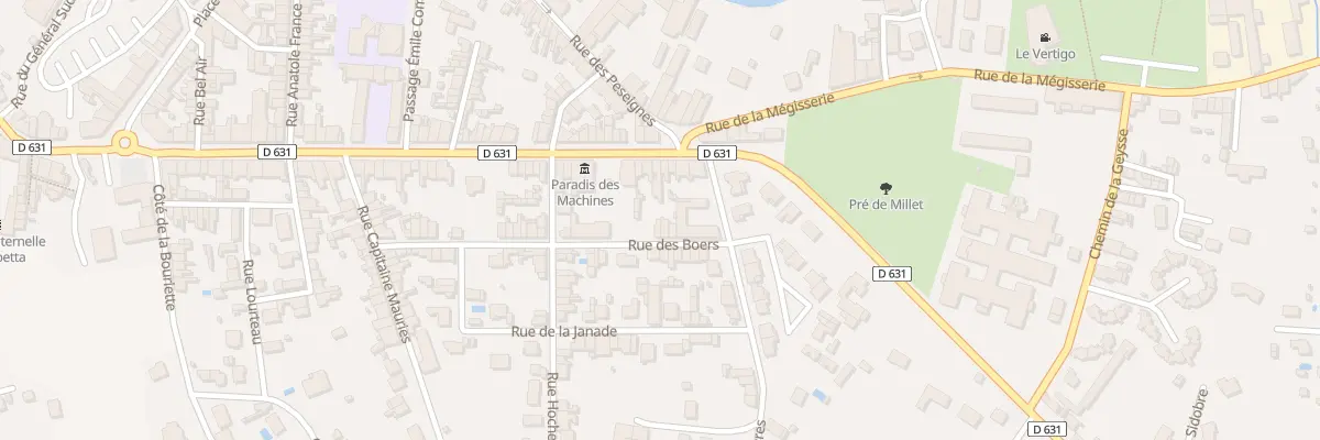Plan du 19 Rue des Boers à Graulhet