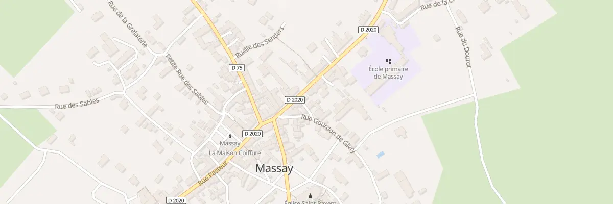 Plan du 6 Av du Mar Foch à Massay