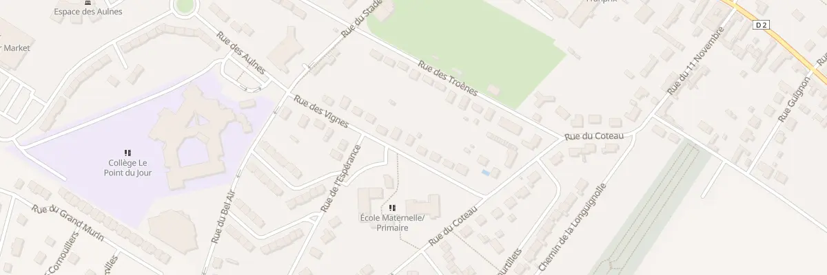 Plan du 106 Rue des Vignes à Auneuil
