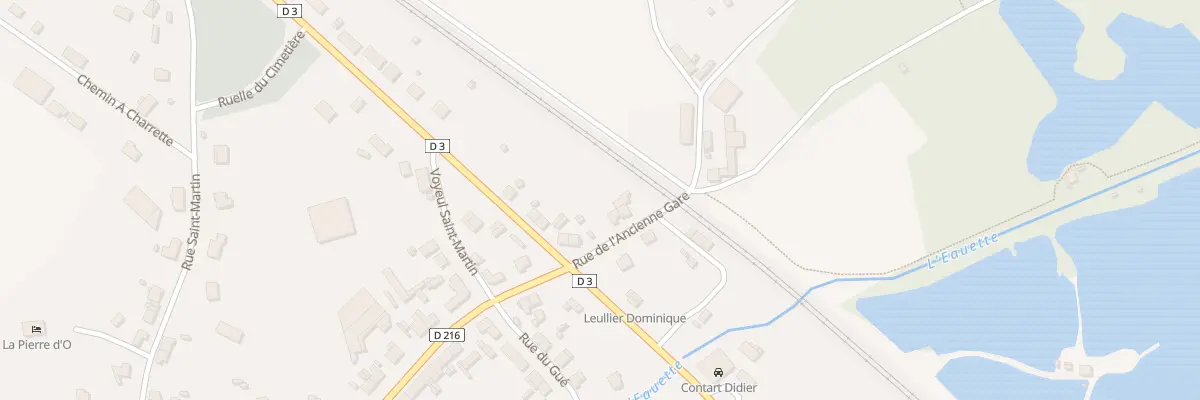 Plan du 3 Rue de l’Ancienne Gare à Longpré-les-Corps-Saints