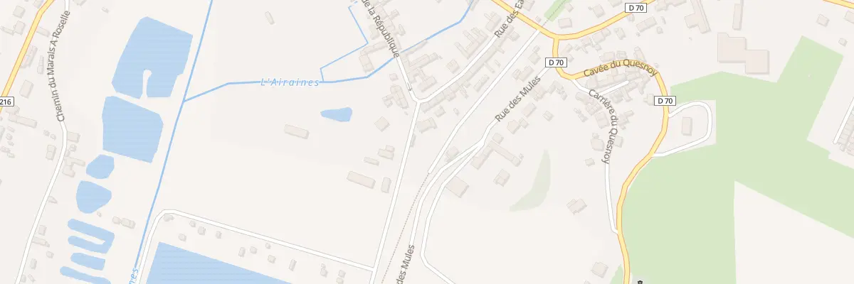 Plan du 2 Rue des Eaux à Longpré-les-Corps-Saints