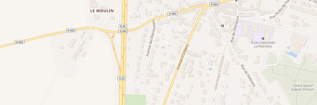 Plan du 6 Av des Marronniers à Angerville